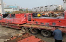 貴州8噸雙駕駛室湘潭蓄電池電機(jī)車發(fā)往銅礦